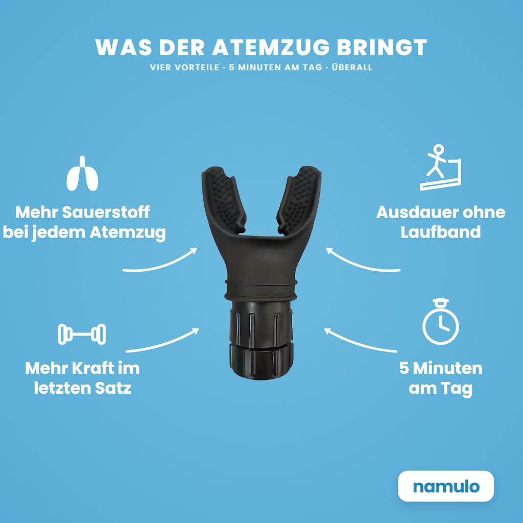 Was der Atemzug bringt: mehr Sauerstoff, Ausdauer ohne Laufband, mehr Kraft, 5 Minuten am Tag